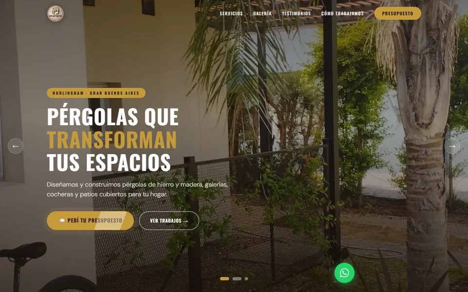 Captura del sitio de Pergolayres